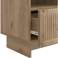 vidaXL TV-Schränk 102 x 34,5 x 50 cm Artisan-Eiche Holzwerkstoff