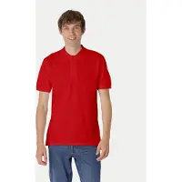Neutral O20080 | Herren Classic Polo / 100% Fairtrade-Baumwolle - Farbe: Red - Größe: L