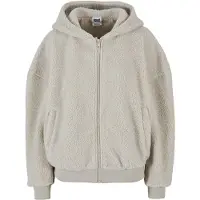 Urban Classics Sweatjacke "Damen Ladies Oversized Sherpa Zip Hoody"