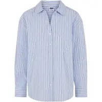 Urban Classics Klassische Bluse "Ladies Oversized Striped Blouse"