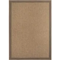 Carpetsale24 In- & Outdoor Teppich Wetterfest im natürlichen Jute-Look, ideal für Wohnzimmer, Küche, Terrasse & Balkon, Grösse: 280x370 cm