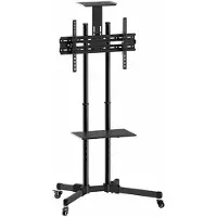 TM Electron TMSLC324 Stand Universal mit Rollen für LED, OLED, LCD, Plasma Monitore oder TVs von 37" bis 70", MAX. 50Kg, VESA 600X400