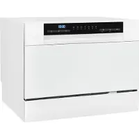 Exquisit Geschirrspüler GSP206-030D schwarz | Spülmaschine 55 cm | Maßgedecke: 6 Restlaufzeiten Anzeige | Standgerät