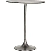 House Doctor Pan Café-Tisch, gebürstetes Silber