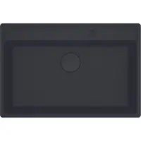 Franke Maris Einbauspüle Fragranitbecken MRG 610-72 A BlackMatt Drehknopf Black matt ab 80 cm 114.0659.125 - inkl.