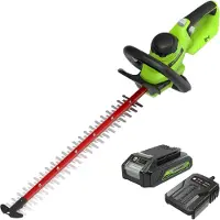 Greenworks 24V Borstelloze Accu-Heggenschaar - Borstelloze Motor - Meslengte 56 Mm - Snijcapaciteit 25