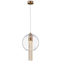 Maytoni Flusso Pendelleuchte, Hängeleuchte GU10 24cm Bronze