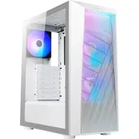 Azza Sentinel, Midi Tower, PC, Weiß, ATX, ITX, micro ATX, Heimbüro, Blau, Grün, Rot
