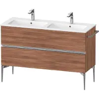 Duravit Waschtischunterschrank boden Sivida 128x59,1x47,7cm, 2 Schub., N N, Gr. chr