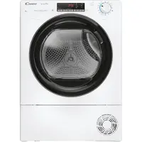 Candy Smart Pro CROE H9A2TBE-S, Freistehend, Frontlader, Wärmepumpe, Weiß, Drehregler, Berührung, Links