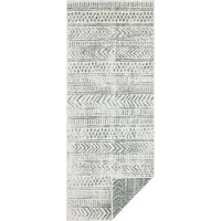 NORTHRUGS Teppich "BIRI Wendeteppich", rechteckig, 5 mm Höhe, In-& Outdoor, Wetterfest, Balkon, Läufer, Wohnzimmer, Wasserfest, Boho