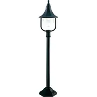 Elstead Lighting Elstead Shannon Außen-Stehleuchte E27 118cm Schwarzes Polykarbonat IP44 Anti-Meerwasser