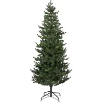 Usorteret 185 cm Realistic Gray Christmas Tree