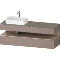 Duravit QA4777055430000 QTG KWTU WH Ek. 1600x550x600 bs. Mt.