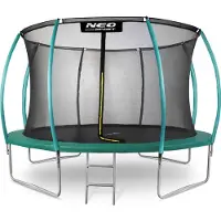 Neo-Sport 12ft/374cm profiliertes Gartentrampolin mit Innennetz