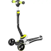 Rebel Electro ZAB0122G - Driewielige kids step Alien Wheels - Vanaf 3 jaar - Zwart/geel