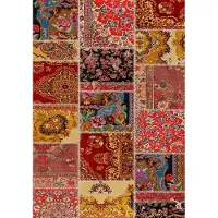 Bamyum Silena Tapis Imprimé Chenille Fabriqué à la Machine 80 x 300 cm
