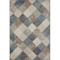 Home Collection Teppich "Bakke", rechteckig, 8 mm Höhe, Kurzflor, Läufer, Rauten-Muster, Wohnzimmer, Schlafzimmer, Esszimmer