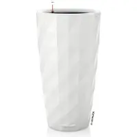 Lechuza 'Diamante Premium 40', weiß, ca. Ø 40 x H 75 cm