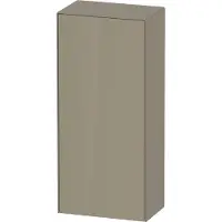 Duravit Halbhochschrank White Tulip 40x24x88cm, 1 T, An li, steingrau hgl