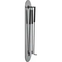 Blomus - Ashi Kaminbesteck Wand Mounted 3 pcs. Black
