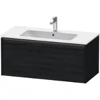Duravit Waschtischunterschrank Ketho.2 101x48cm, Ei sw, 1 Auszug, wandhängend