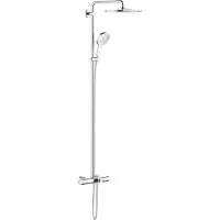 GROHE Rainshower SmartActive 130, 157,3 cm, 1,75 m, Wand, Chrom, G1/2