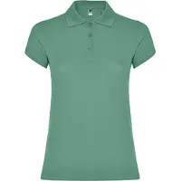 Roly PO6634 | Damen Star Woman Poloshirt, Piqué - Farbe: Dark Mint 164 - Größe: 3XL