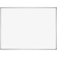 Franken Whiteboard PRO, emailliert, Wandmontage im Hoch- & Querformat, Stahl weiß lackiert & Aluminiumrahmen, magnethaftend, Ablageschale, 1200 x 3000 mm