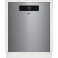 Beko BDDN38440XD, Voll integriert, Standardgröße (60 cm), Edelstahl, Tasten, Berührung, LCD, Zusammenklappbar
