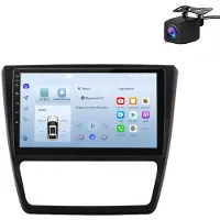 AWESAFE Autoradio 32GB für Skoda Yeti ab 2009 2Din Autoradio mit Carplay Navi GPS Bluetooth RDS DSP