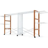 Foppapedretti Allungo, Wäscheständer, Aluminium, Buche, Nylon, Polypropylen (PP), Holz, Schwarz, Walnuss, Weiß, 30 m, CE,(C004369), IMQ, CSI, WEEE, 3000 mm