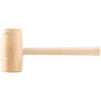 Topex Holzhammer rund, 70 mm, Holzschaft