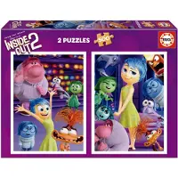 Educa Puzzle Inside Out 2 - 2x500 Teile Disney Film Puzzle