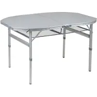 Bo Camp Campingtisch Bo-Camp Premium Ovales Koffermodell (120x80 cm)