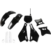 Ufo Yamaha Yz 125/250 1993-1995 Yakit295f-001 Fork Protectors & Plastikbausatz Schwarz Schwarz One Size