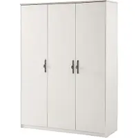 LIVOJO C11 Schlafzimmer Kleiderschrank 138 x 193 x 51 cm Pinie Weiß & Oslo Pinie
