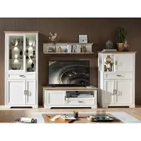Möbelando Wohnwand Schrankwand TV-Wand Wohnzimmerwand Mediawand Anbauwand "Jillana "VI"