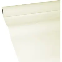 JUNOPAX Papiertischdecke champagner-beige 50m x 1,00m, nass- und wischfest