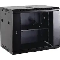 NETRACK 019-120-66-021, Wandmontiertes Regal, 12U, 100 kg, 26,5 kg, Grau