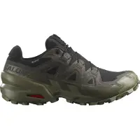 Salomon Herren Trailrunningschuhe SHOES SPEEDCROSS 6 GTX Black/Peat/Dlicgr