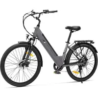 Touroll J2 ST E-Bike mit Tiefeinstieg, 250W, 45Nm, 561,6Wh, bis 100km, Shimano 7-Gang, 60mm Federgabel