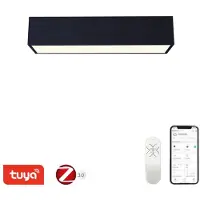 Immax NEO CANTO SMART Deckenleuchte 60x15cm, 34W schwarz Zigbee 3.0, TUYA