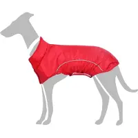 vidaXL Möbel Hunde Regenmantel mit Reflexstreifen Polyester Rot 3XL - Gartenschläuche CC4827