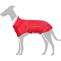 vidaXL Möbel Hunde Regenmantel mit Reflexstreifen Polyester Rot 4XL - Gartenschläuche CC4475