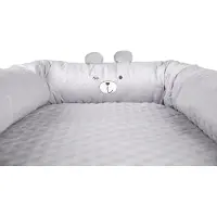 Roba Kuschelnest "Babylounge, style, Sammy, grau", grau (silbergrau), Obermaterial: 100% Polyester. Füllung: 100% Polyester, Bettnestchen, Kuschelnest, 3in1