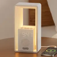 Slyrun Sonnenaufgangswecker – Doppelwecker mit USB-Ladegerät, 9 Schlaftönen, Nachtlicht, dimmbarem Display und Auto-Timer fürs Schlafzimmer