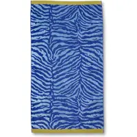 KAAT Amsterdam Badetuch Zayda Blau (100 x 180 cm)