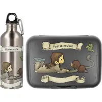 Goebel Lunchbox "Lunch-Set Anouk Piratenverpflegung bunt", bunt, B:2cm H:2cm L:2cm, Lebensmittelaufbewahrungsbehälter, Lunchbox, Handwäsche wird empfohlen
