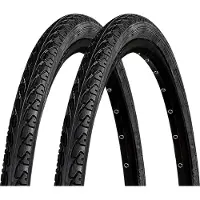 Meghna Fahrradreifen City Trekking Tour 2 Reifen 28 x 1,5" schwarz glatter Mittelstreifen